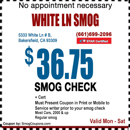 Smog Check Coupon Bakersfield